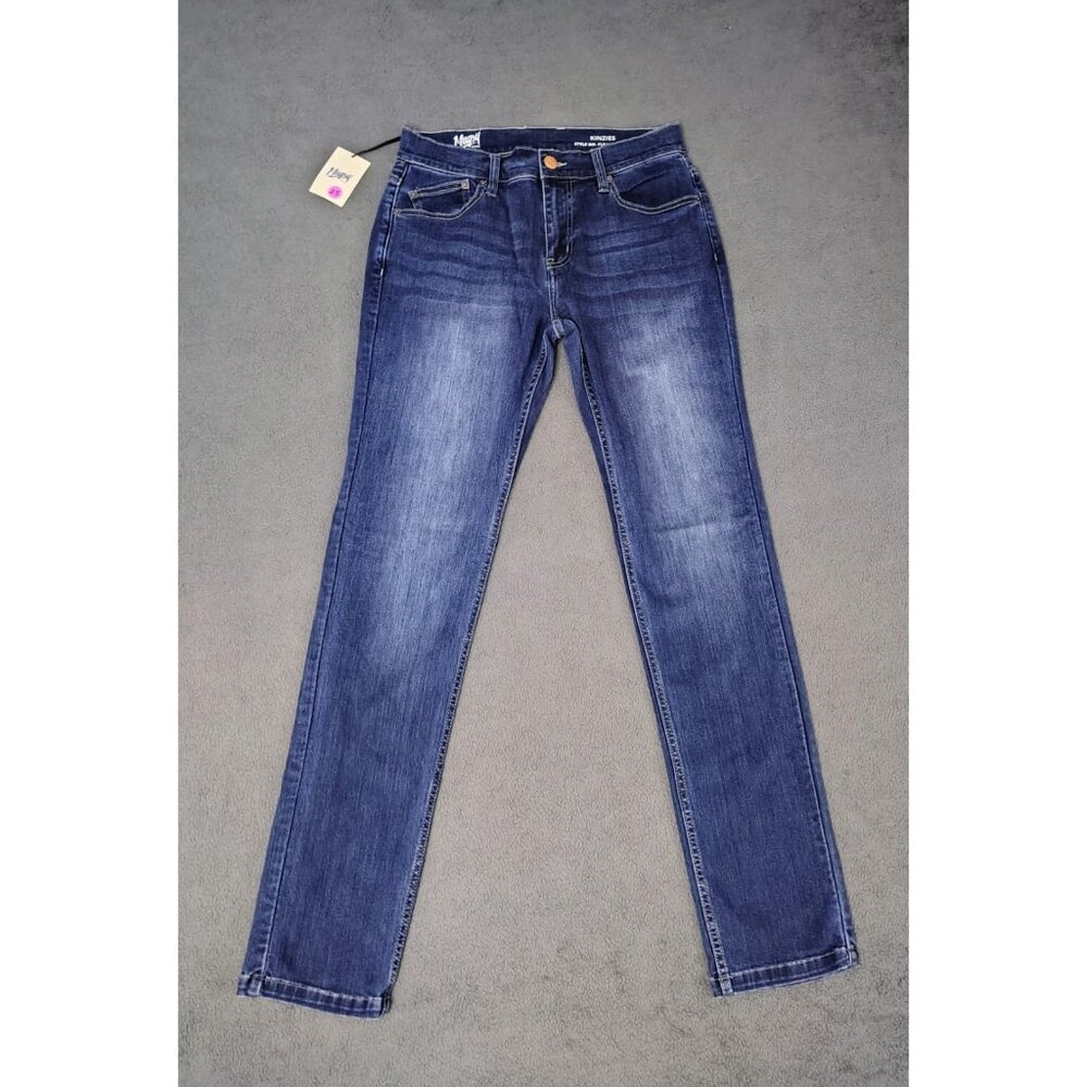 NWT Mugsy Jeans Mens Sz (31x34) Blue Kinzies FLX4NKZ Stretch Denim Straight Leg